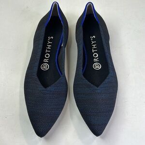 Rothy's Blue and Black Flats